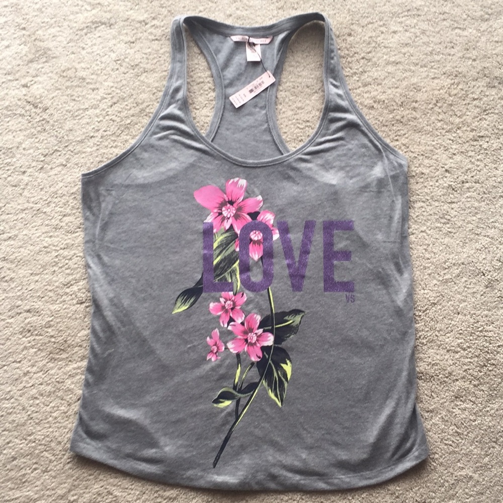 NWT Victoria’s Secret workout tank racerback flor
